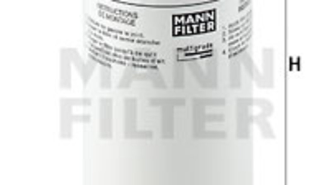 Filtru combustibil (WDK96216 MANN-FILTER) ASTRA,IRISBUS,IVECO,KAROSA