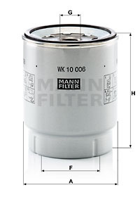 Filtru combustibil (WK10006Z MANN-FILTER) RENAULT TRUCKS,VOLVO