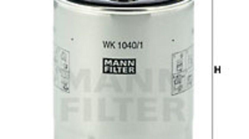 Filtru combustibil (WK10401X MANN-FILTER) DENNIS,MASSEY FERGUSON,RENAULT TRUCKS,VOLVO