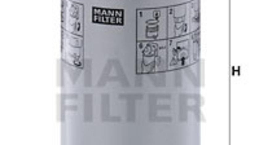 Filtru combustibil (WK11023Z MANN-FILTER) ASTRA,IRISBUS,IVECO