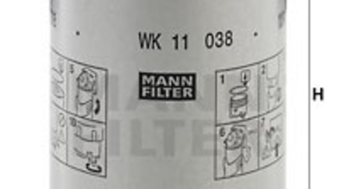 Filtru combustibil (WK11038Z MANN-FILTER) VOLVO