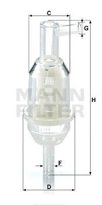 Filtru combustibil (WK311110 MANN-FILTER)