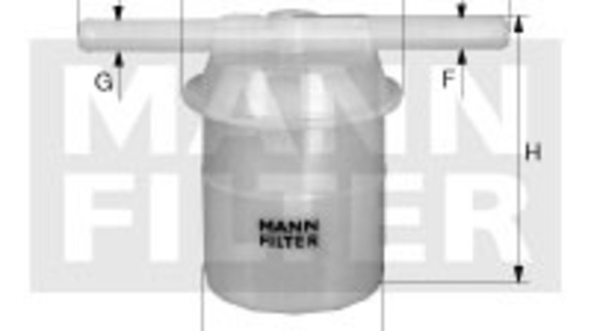 Filtru combustibil (WK426 MANN-FILTER)
