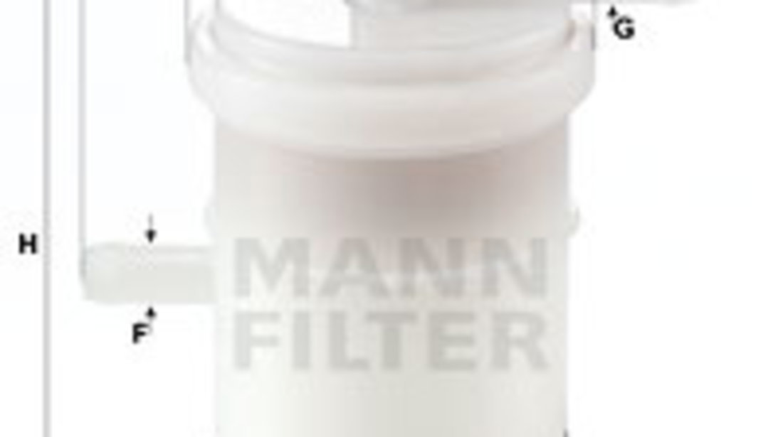 Filtru combustibil (WK4281 MANN-FILTER) BEDFORD,SUZUKI,VAUXHALL