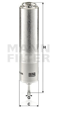 Filtru combustibil (WK5001 MANN-FILTER) ALPINA,BMW,MINI