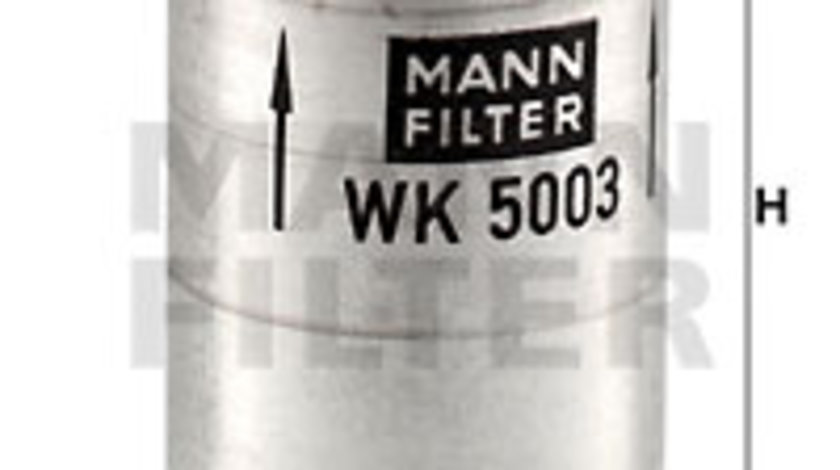 Filtru combustibil (WK5003 MANN-FILTER) NISSAN,SMART
