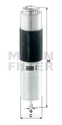 Filtru combustibil (WK5016Z MANN-FILTER) MERCEDES-BENZ
