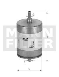 Filtru combustibil (WK504 MANN-FILTER)