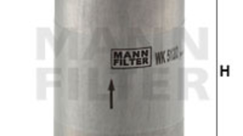 Filtru combustibil (WK5122 MANN-FILTER) ALFA ROMEO