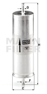Filtru combustibil (WK516 MANN-FILTER) ALPINA,BERTONE,BMW
