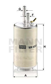 Filtru combustibil (WK6004 MANN-FILTER) VOLVO
