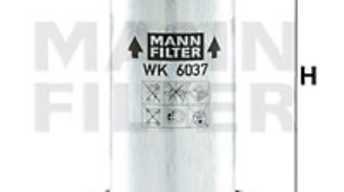 Filtru combustibil (WK6037 MANN-FILTER) AUDI