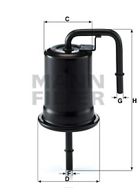Filtru combustibil (WK61445 MANN-FILTER) MAZDA