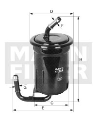 Filtru combustibil (WK61448 MANN-FILTER)