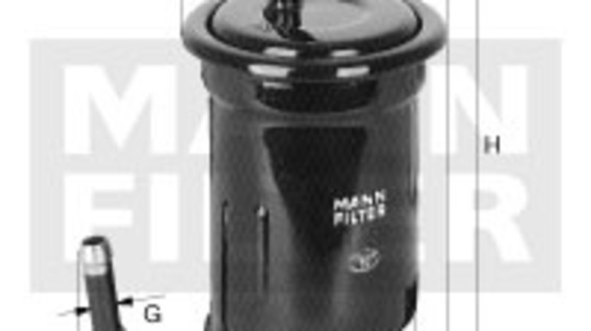 Filtru combustibil (WK61448 MANN-FILTER)