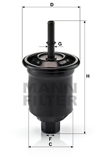 Filtru combustibil (WK6883 MANN-FILTER) MITSUBISHI