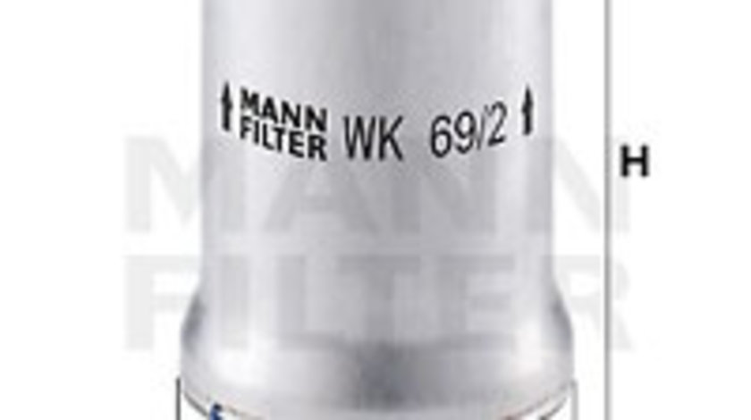 Filtru combustibil (WK692 MANN-FILTER) AUDI,MERCEDES-BENZ,SEAT,SKODA,VW