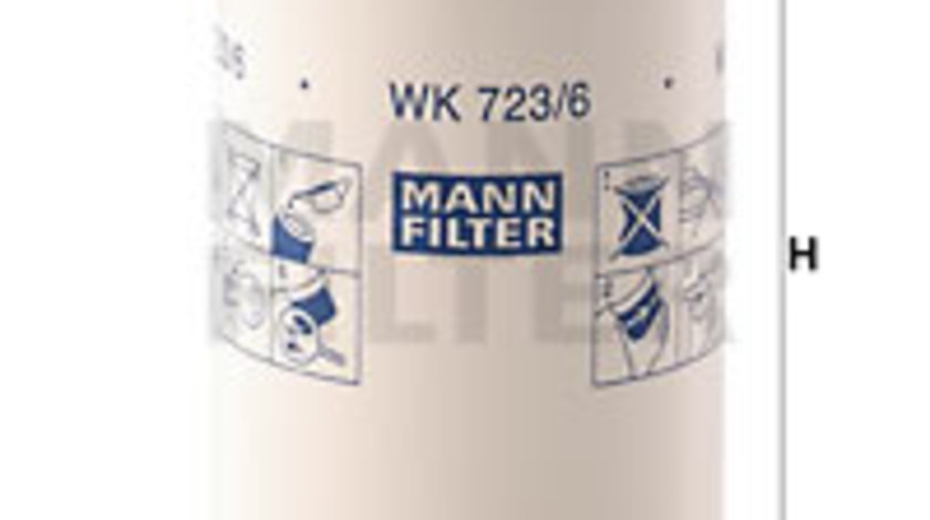 Filtru combustibil (WK7236 MANN-FILTER) VOLVO