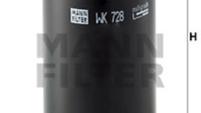 Filtru combustibil (WK728 MANN-FILTER) MITSUBISHI