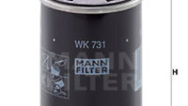 Filtru combustibil (WK731 MANN-FILTER) AGCO,AGCO A...