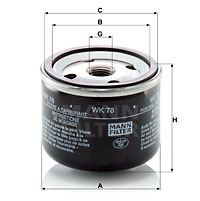 Filtru combustibil (WK78 MANN-FILTER)