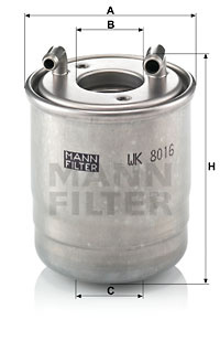 Filtru combustibil (WK8016X MANN-FILTER) MERCEDES-BENZ