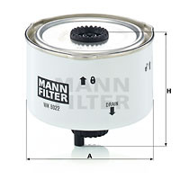 Filtru combustibil (WK8022X MANN-FILTER) LAND ROVER