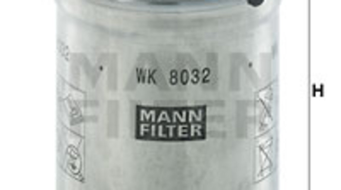 Filtru combustibil (WK8032 MANN-FILTER) AUDI