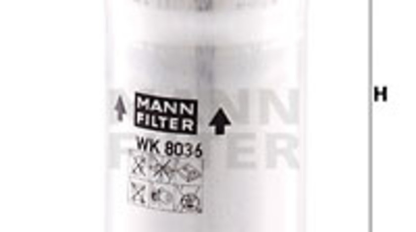 Filtru combustibil (WK8036 MANN-FILTER) SEAT