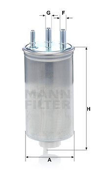 Filtru combustibil (WK8039 MANN-FILTER) DACIA,RENAULT