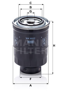 Filtru combustibil (WK8052Z MANN-FILTER) MAZDA