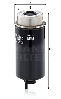 Filtru combustibil (WK8145 MANN-FILTER) JOHN DEERE
