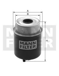 Filtru combustibil (WK8153 MANN-FILTER) MASSEY FERGUSON,VALTRA