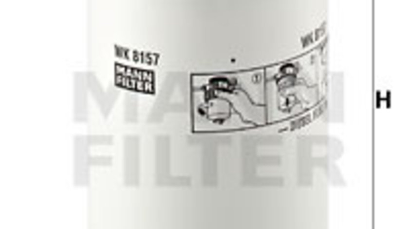 Filtru combustibil (WK8157 MANN-FILTER) FORD,FORD AUSTRALIA,LDV