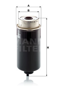 Filtru combustibil (WK8161 MANN-FILTER) CLAAS,JOHN DEERE