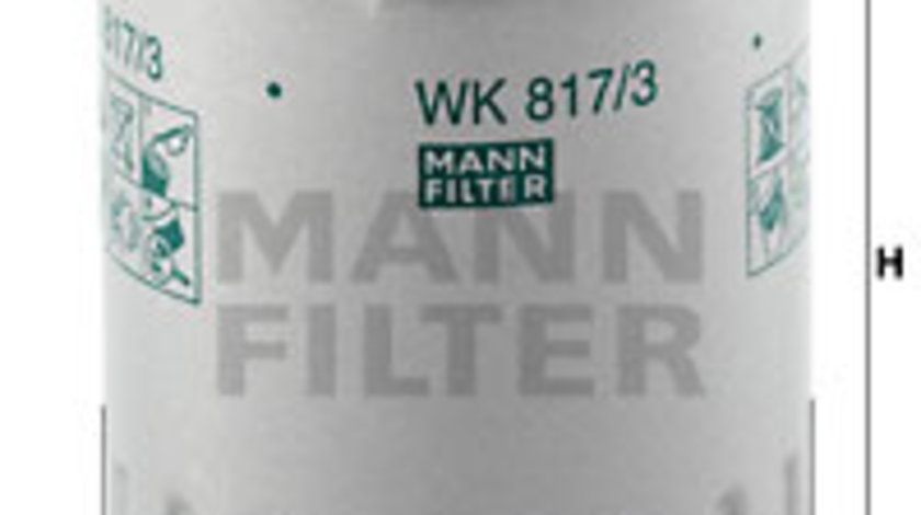 Filtru combustibil (WK8173X MANN-FILTER) AEBI,DAEWOO,MERCEDES-BENZ,MULTICAR,PUCH,SSANGYONG,TAGAZ