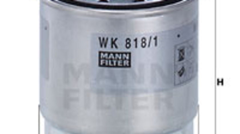 Filtru combustibil (WK8181 MANN-FILTER) HYUNDAI