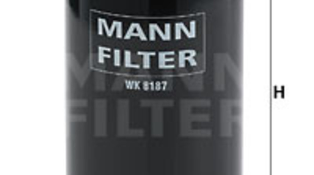 Filtru combustibil (WK8187 MANN-FILTER) CLAAS,JOHN DEERE