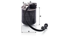 Filtru combustibil (WK82018 MANN-FILTER) MERCEDES-BENZ