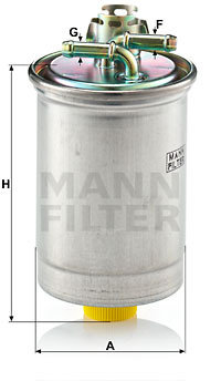 Filtru combustibil (WK823 MANN-FILTER) SEAT,VW