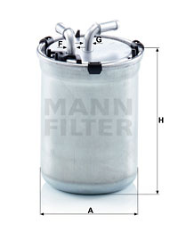 Filtru combustibil (WK8232 MANN-FILTER) AUDI,SEAT,SKODA,VW