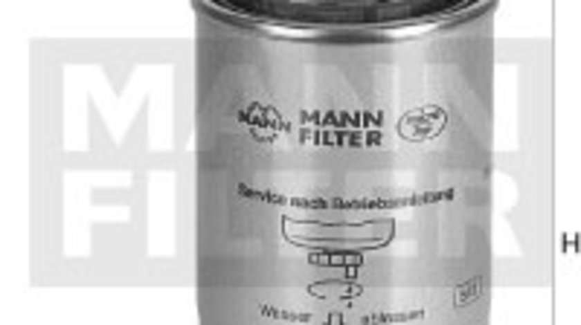 Filtru combustibil (WK832 MANN-FILTER)
