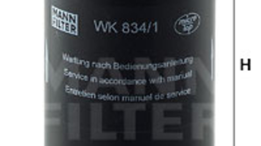 Filtru combustibil (WK8341 MANN-FILTER) AUDI,HAFEI,SEAT,VW