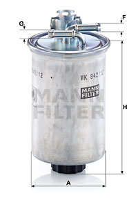 Filtru combustibil (WK84212X MANN-FILTER) SEAT,VW