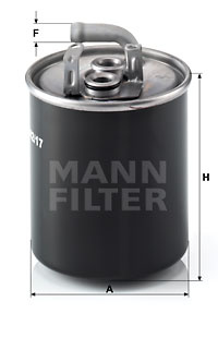 Filtru combustibil (WK84217 MANN-FILTER) MERCEDES-BENZ