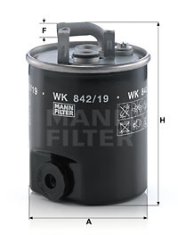 Filtru combustibil (WK84219 MANN-FILTER) JEEP