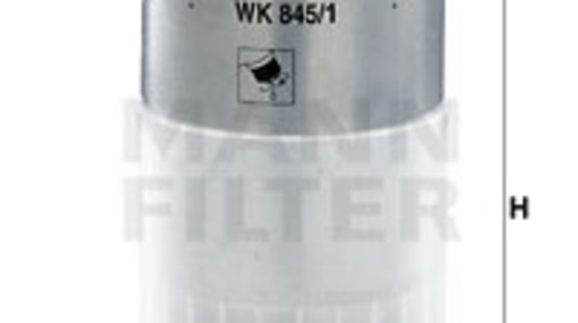 Filtru combustibil (WK8451 MANN-FILTER) AUDI,VOLVO,VW