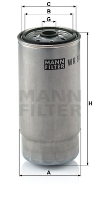 Filtru combustibil (WK8457 MANN-FILTER) BMW