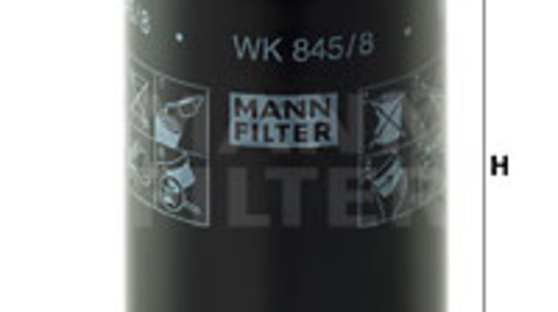 Filtru combustibil (WK8458 MANN-FILTER) LAND ROVER,MG,ROVER