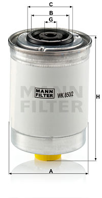 Filtru combustibil (WK8502 MANN-FILTER) FORD,FORD AUSTRALIA,LDV
